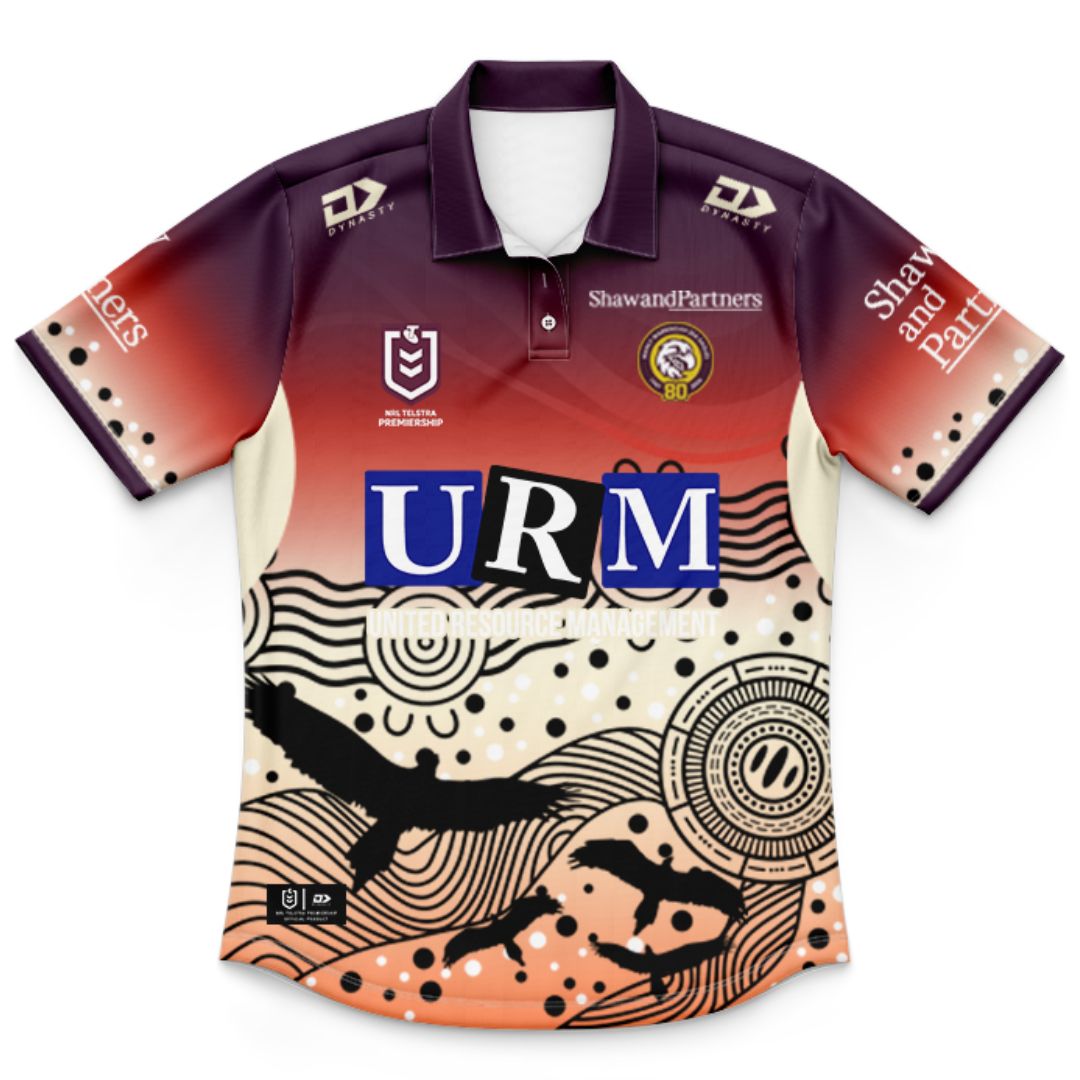 Manly Warringah Sea Eagles 2026 Kids Indigenous Polo Shirt