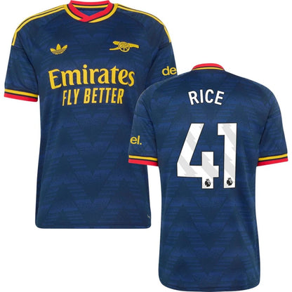 Arsenal Gunners 2026/27 Rice #41 Away Jersey Shirt