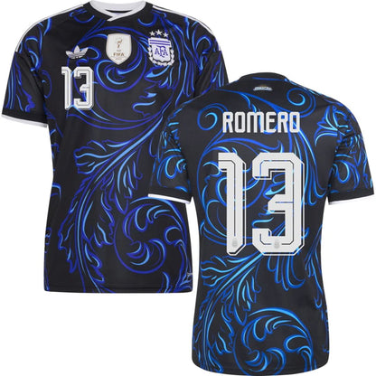 Argentina 2026 World Cup Romero #13 Away Jersey