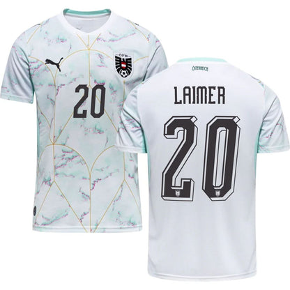 Austria 2026 World Cup Laimer #20 Away Jersey Shirt