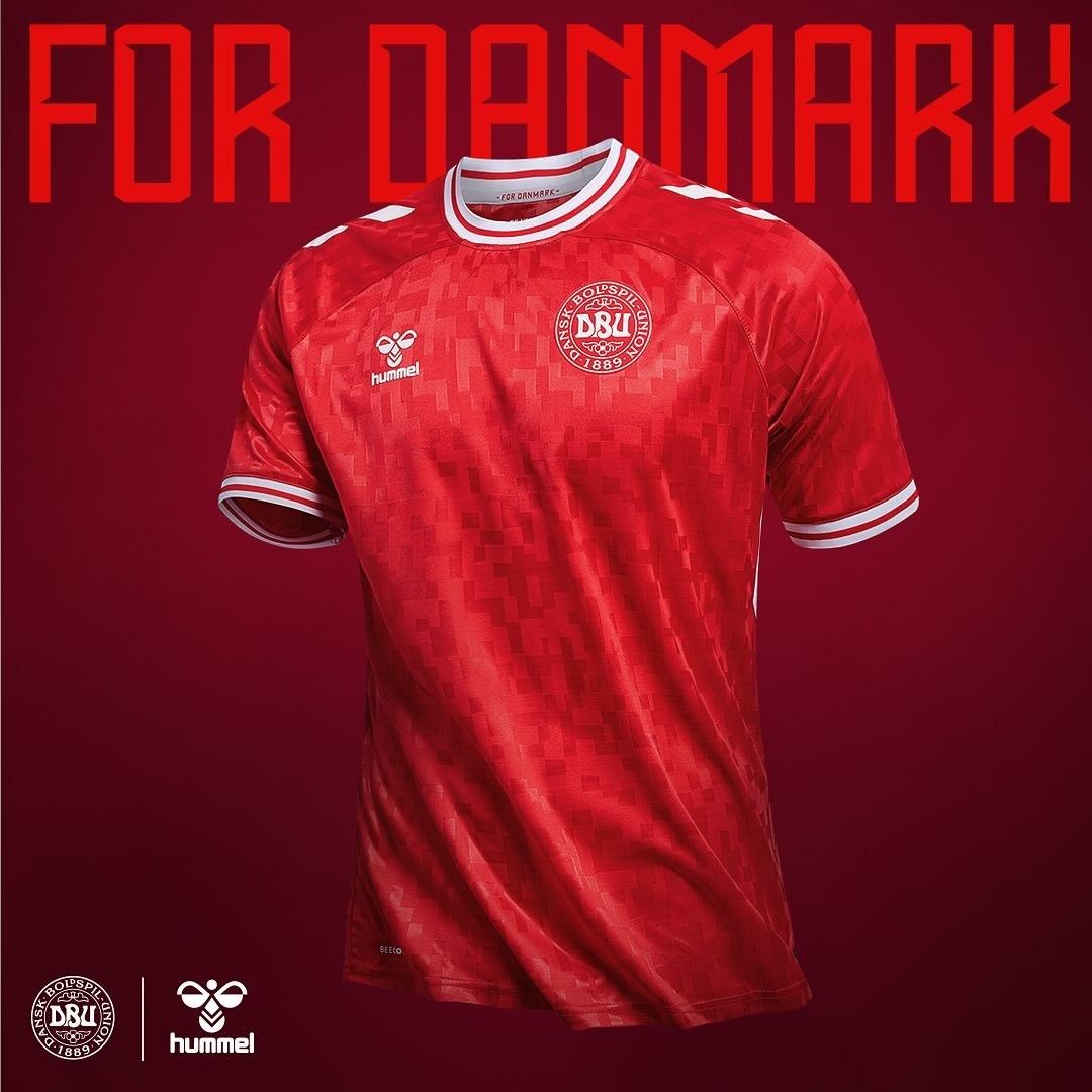 Denmark Euro 2024 Home Jersey Shirt