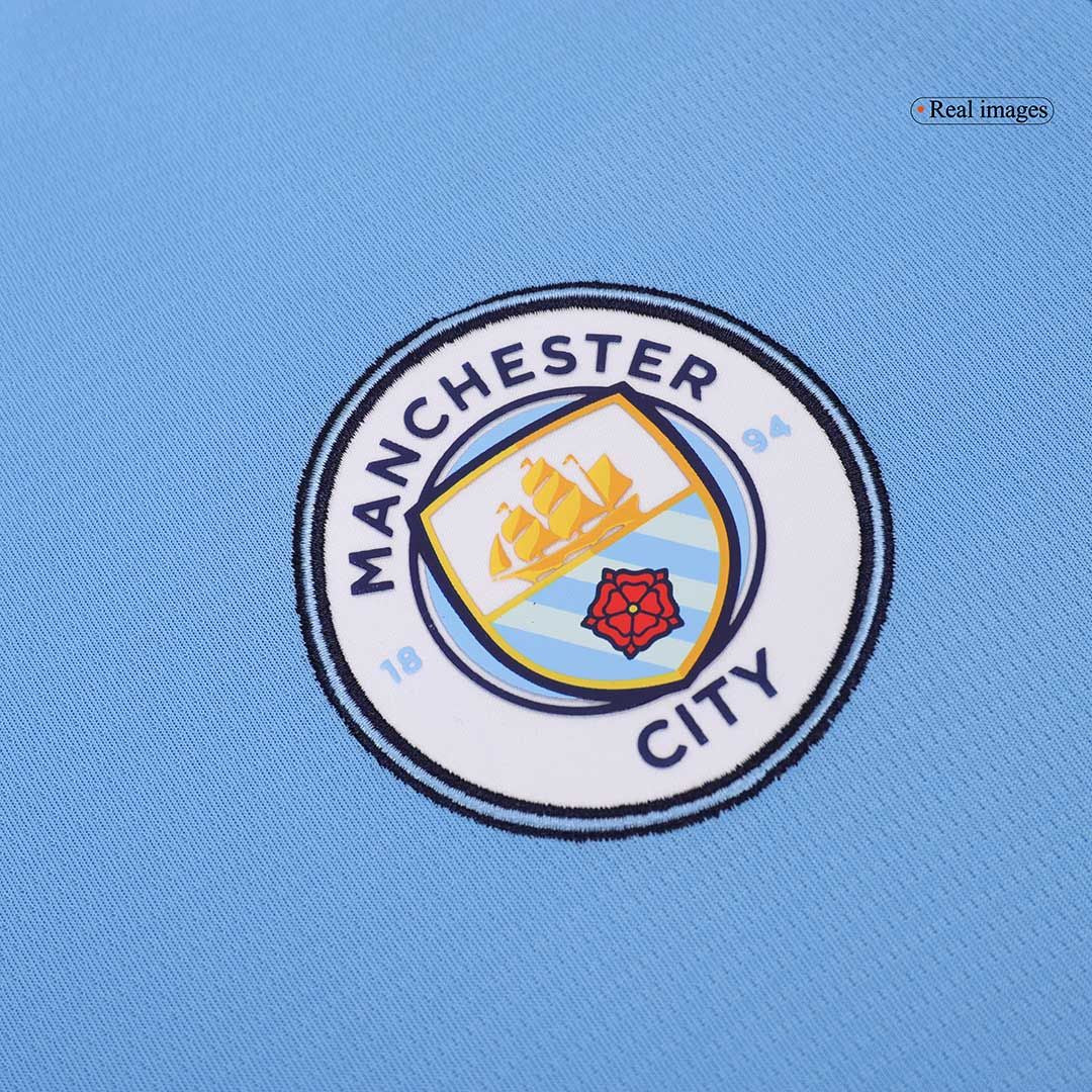 Manchester City 2024/25 Long Sleeve Home Jersey Shirt