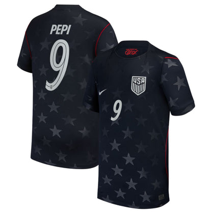 United States 2026 World Cup Pepi #9 Away Jersey Shirt