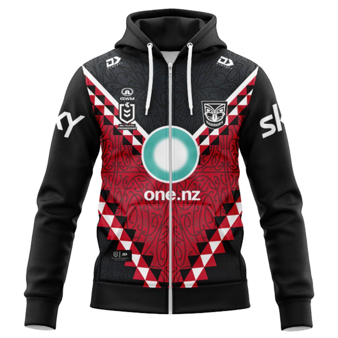 New Zealand Warriors 2026 Te Ārahi Hoodie with Zipper