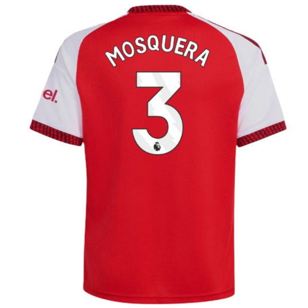 Arsenal Gunners 2026/27 Mosquera #3 Home Jersey Shirt