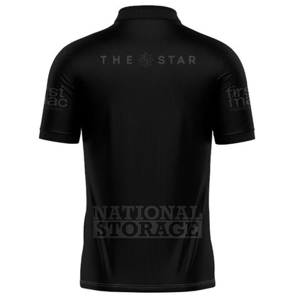 Brisbane Broncos 2025 Black Polo Shirt