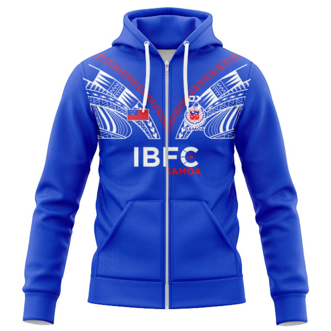 Toa Samoa 2025 Home Hoodie with Zipper