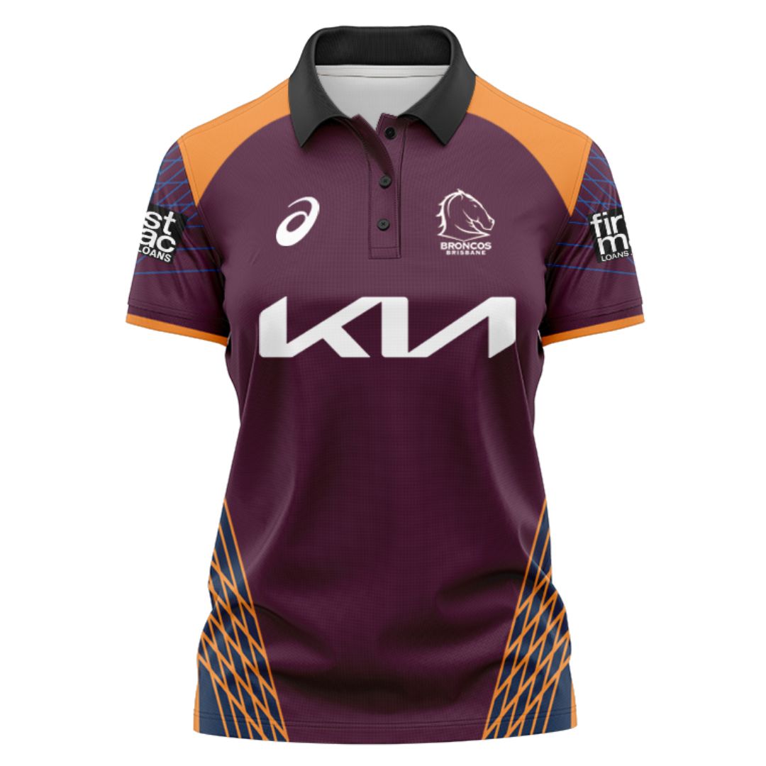 Brisbane Broncos Women's Captains Run Polo Shirt