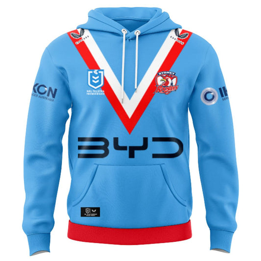 Sydney Roosters 2025 ANZAC Hoodie