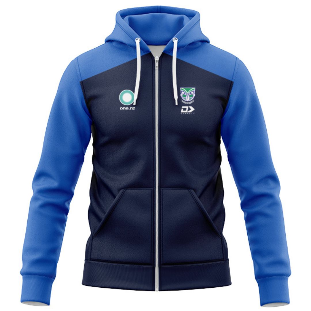 New Zealand Warriors 2026 Media Hoodie with Zipper
