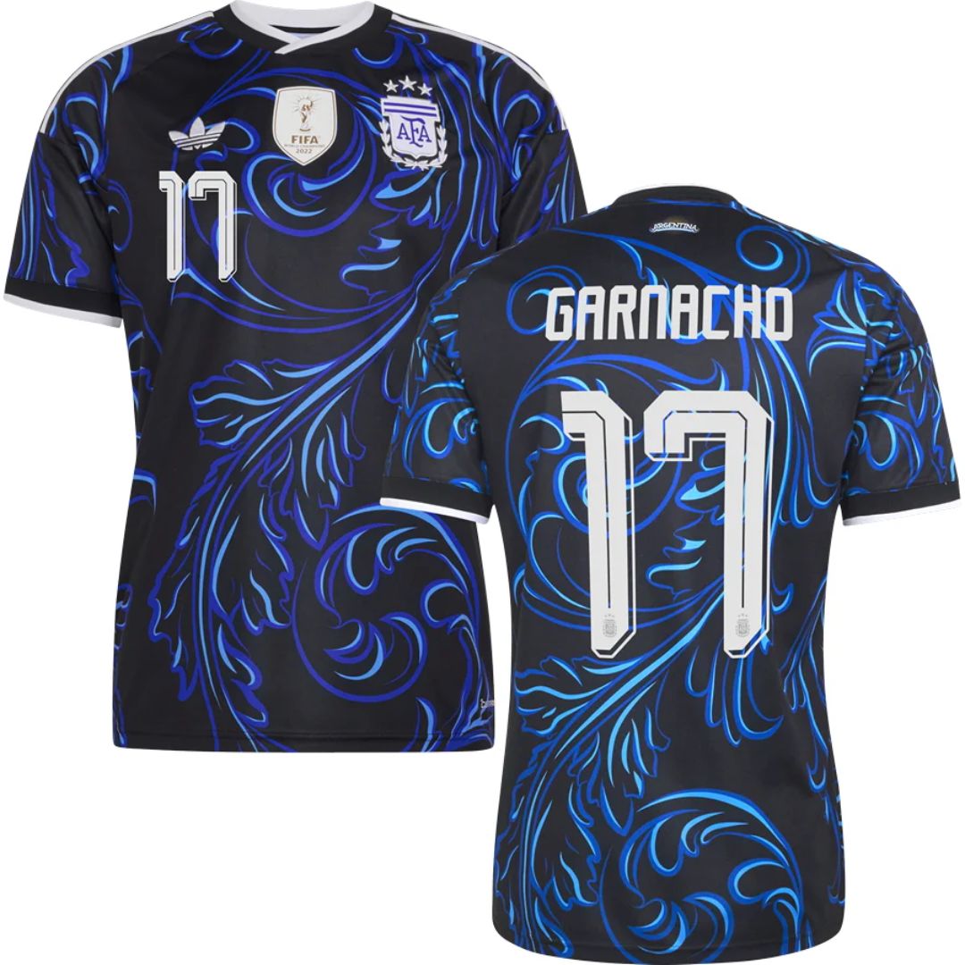 Argentina 2026 World Cup Garnacho #17 Away Jersey