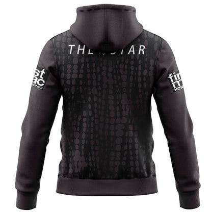 Brisbane Broncos 2025 Black Training Hoodie with Zipper