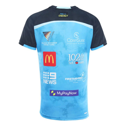 Gold Coast Titans 2025 Cyan Blue Training Shirt