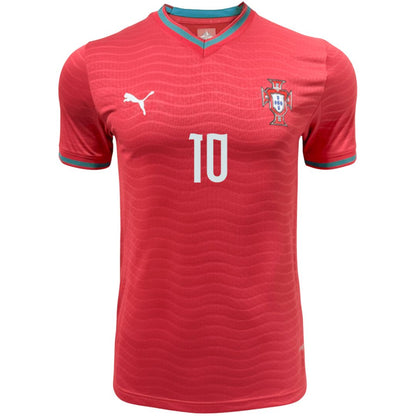 Portugal 2026 Bernardo #10 Soccer World Cup of Football Players Edition Home Jersey Shirt