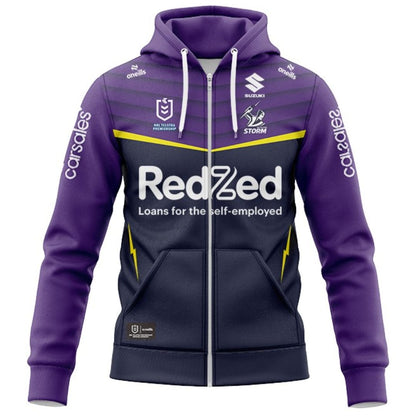 Melbourne Storm 2025 Home Hoodie with Zipper