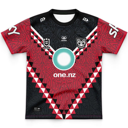 New Zealand Warriors 2026 Kids Te Ārah Jersey