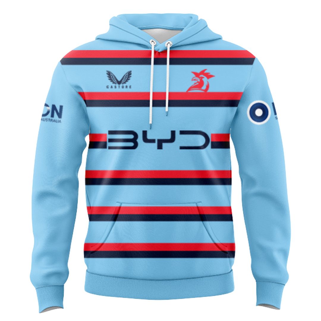 Sydney Roosters 2025 Bondi Blue Training Hoodie