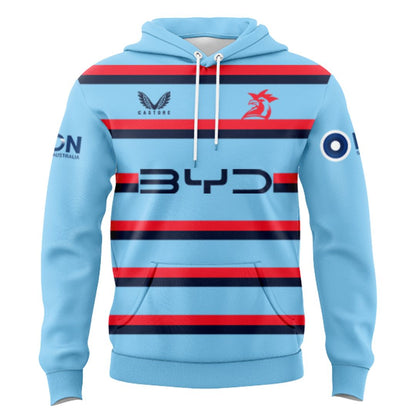 Sydney Roosters 2025 Bondi Blue Training Hoodie