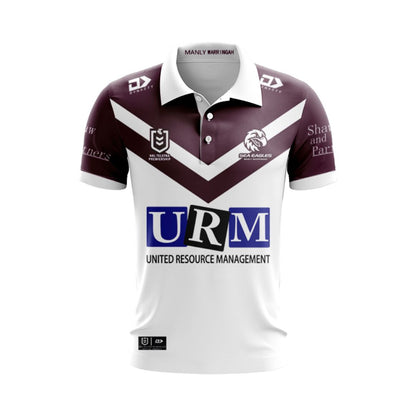 Manly Warringah Sea Eagles 2025 Away Polo Shirt