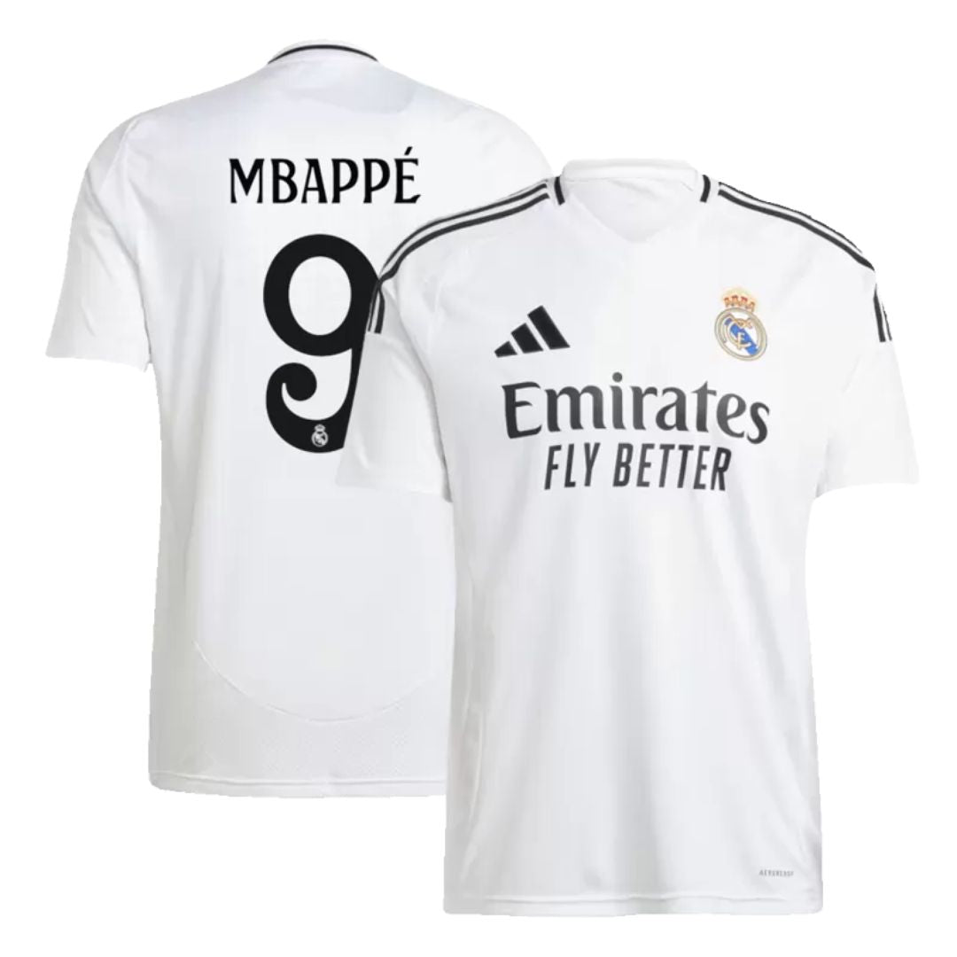 Real Madrid 2024/25 Mbappé #9 Home Jersey Shirt