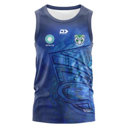 New Zealand Warriors 2025 Warm Up Singlet