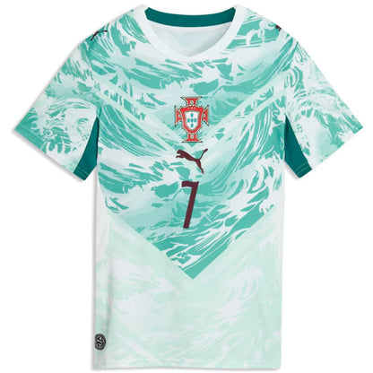 Portugal 2026 Cristiano Ronaldo Soccer World Cup of Football Women's Away Jersey Shirt