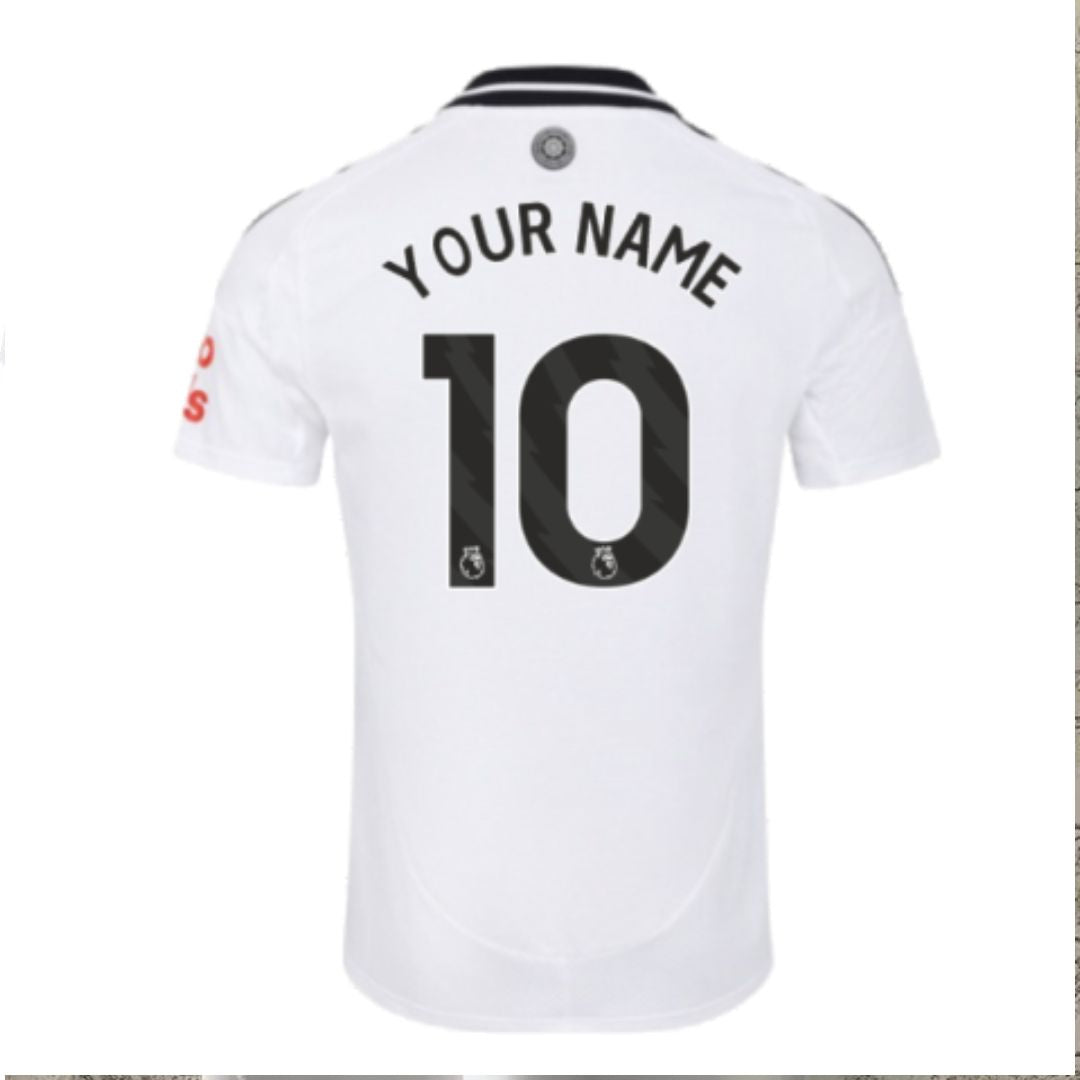 Fulham 2024/25 Home Jersey Shirt (Add Your Own Name & Number)