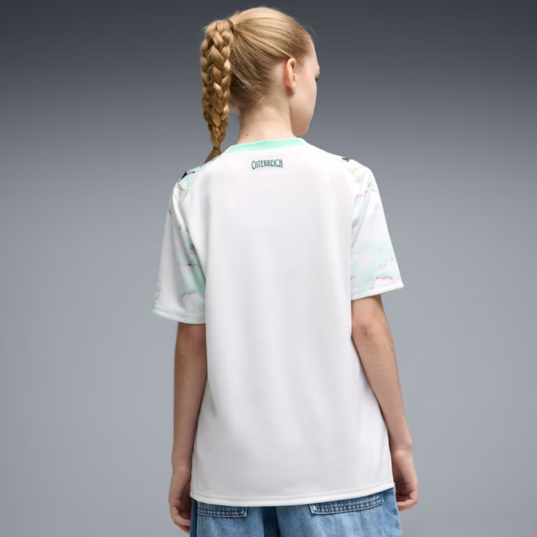 Austria 2026 World Cup Kids Away Jersey Shirt (Choose any Name and Number)