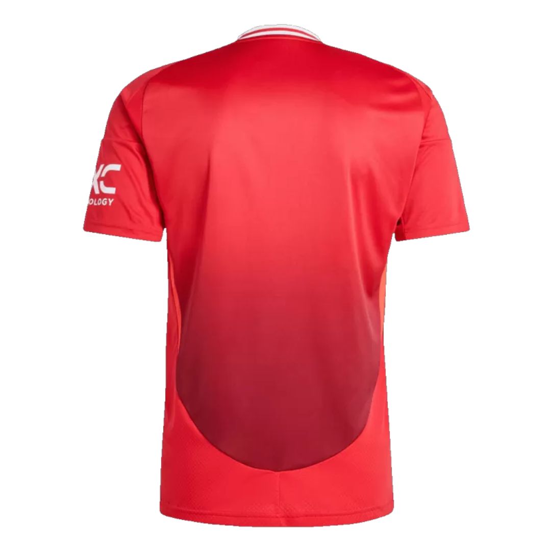 Manchester United 2024/25 Home Jersey Shirt (Add Your Own Name & Number)