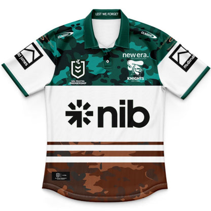 Newcastle Knights 2026 Kids ANZAC Polo Shirt