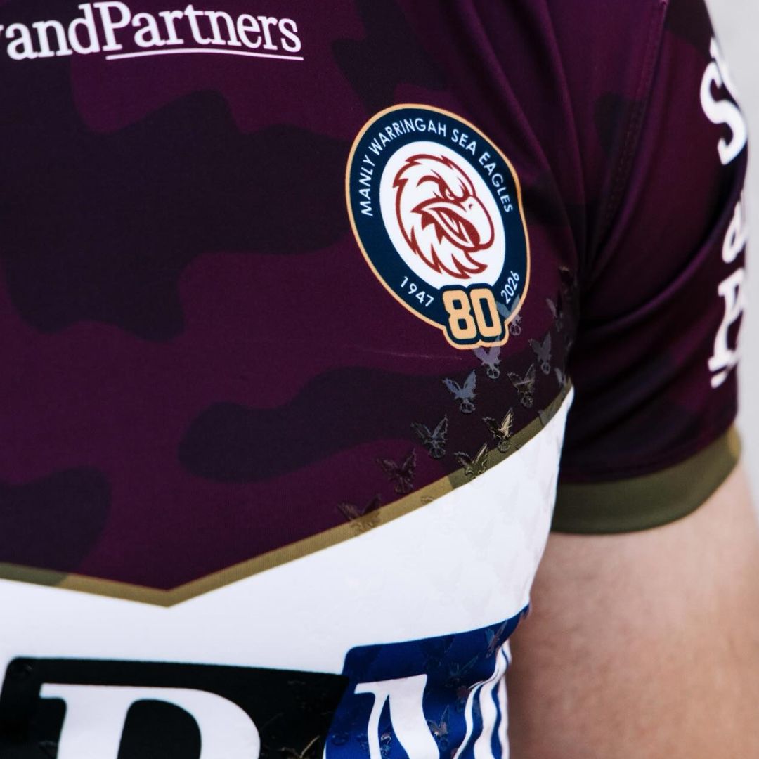 Manly Warringah Sea Eagles 2026 ANZAC Round Jersey
