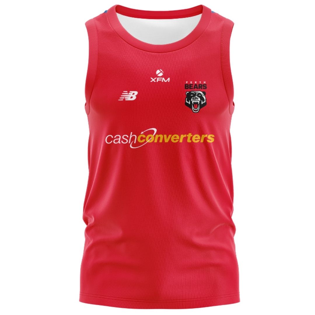 Perth Bears 2027 Red Training Singlet