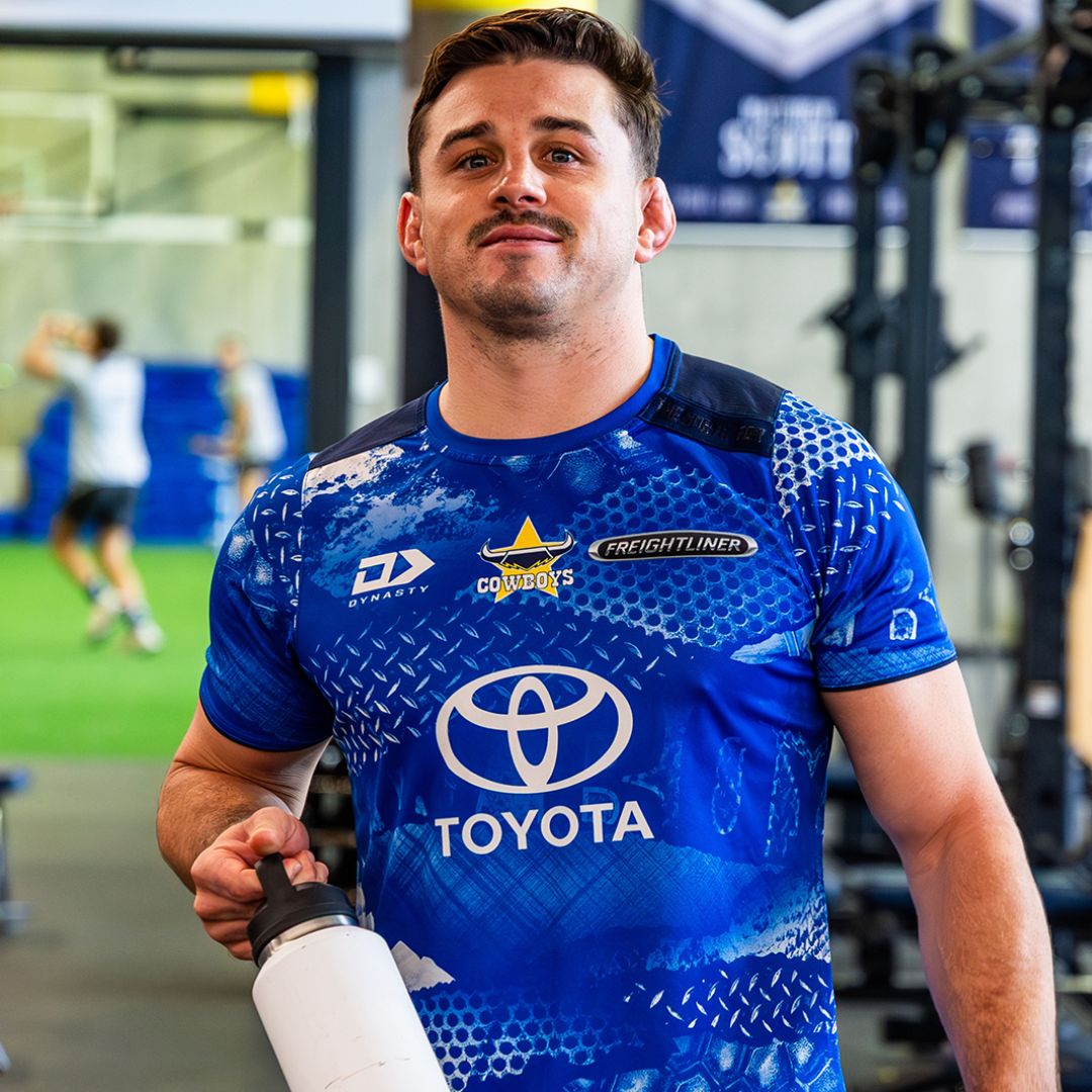 North Queensland Cowboys 2026 Blue Training Shirt