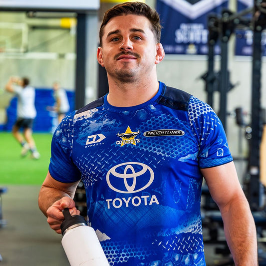 North Queensland Cowboys 2026 Blue Training Shirt
