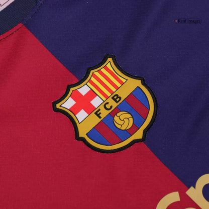 Barcelona 2024/25 Kids Home Jersey Shirt (Add Your Own Name & Number)