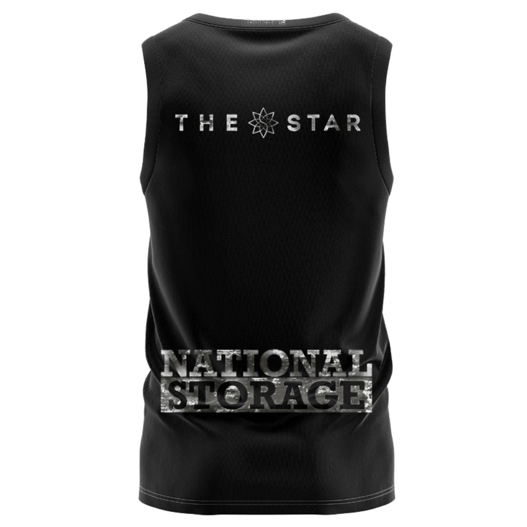 Brisbane Broncos 2026 Black Singlet