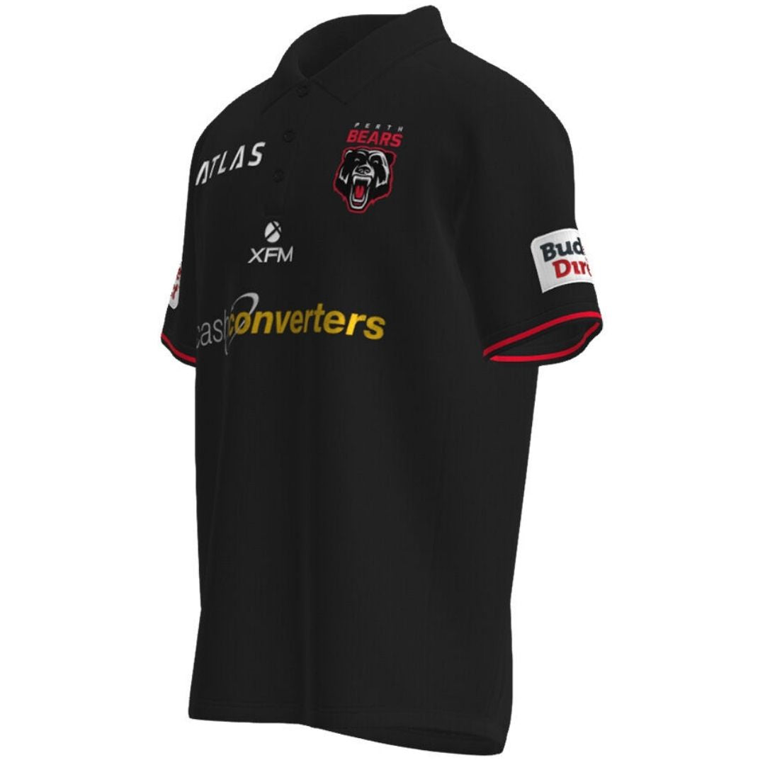 Perth Bears 2027 Black Polo Shirt
