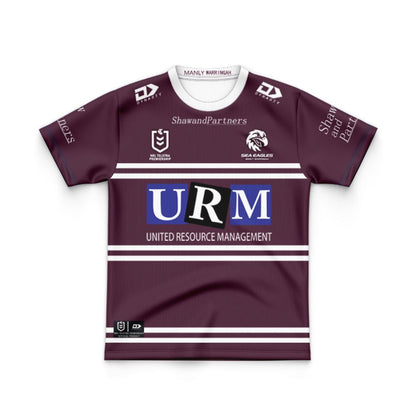 Manly Warringah Sea Eagles 2025 Kids Home Jersey