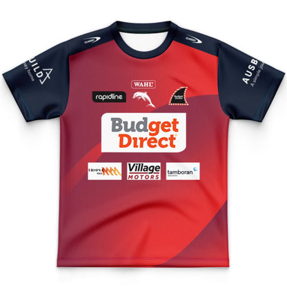 Redcliffe Dolphins 2026 Kids Red Training Jersey