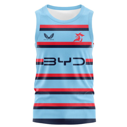 Sydney Roosters 2025 Bondi Blue Training Singlet