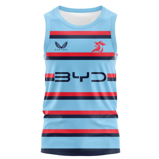 Sydney Roosters 2025 Bondi Blue Training Singlet