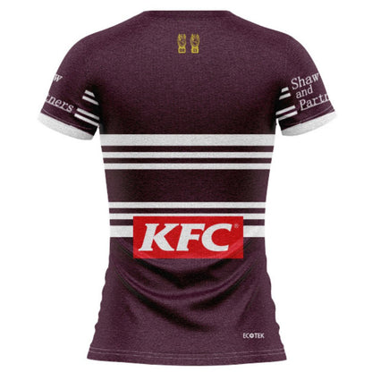 Manly Warringah Sea Eagles 2026 Women's Maroon Training Shirt