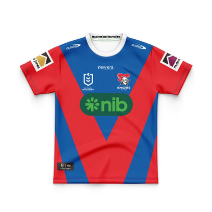 Newcastle Knights 2025 Kids Home Jersey and Shorts Kit
