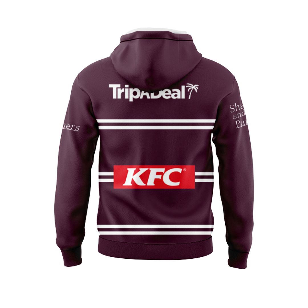 Manly Warringah Sea Eagles 2025 Home Hoodie with Zipper