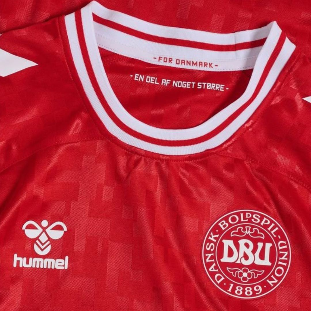 Denmark Euro 2024 Home Jersey Shirt