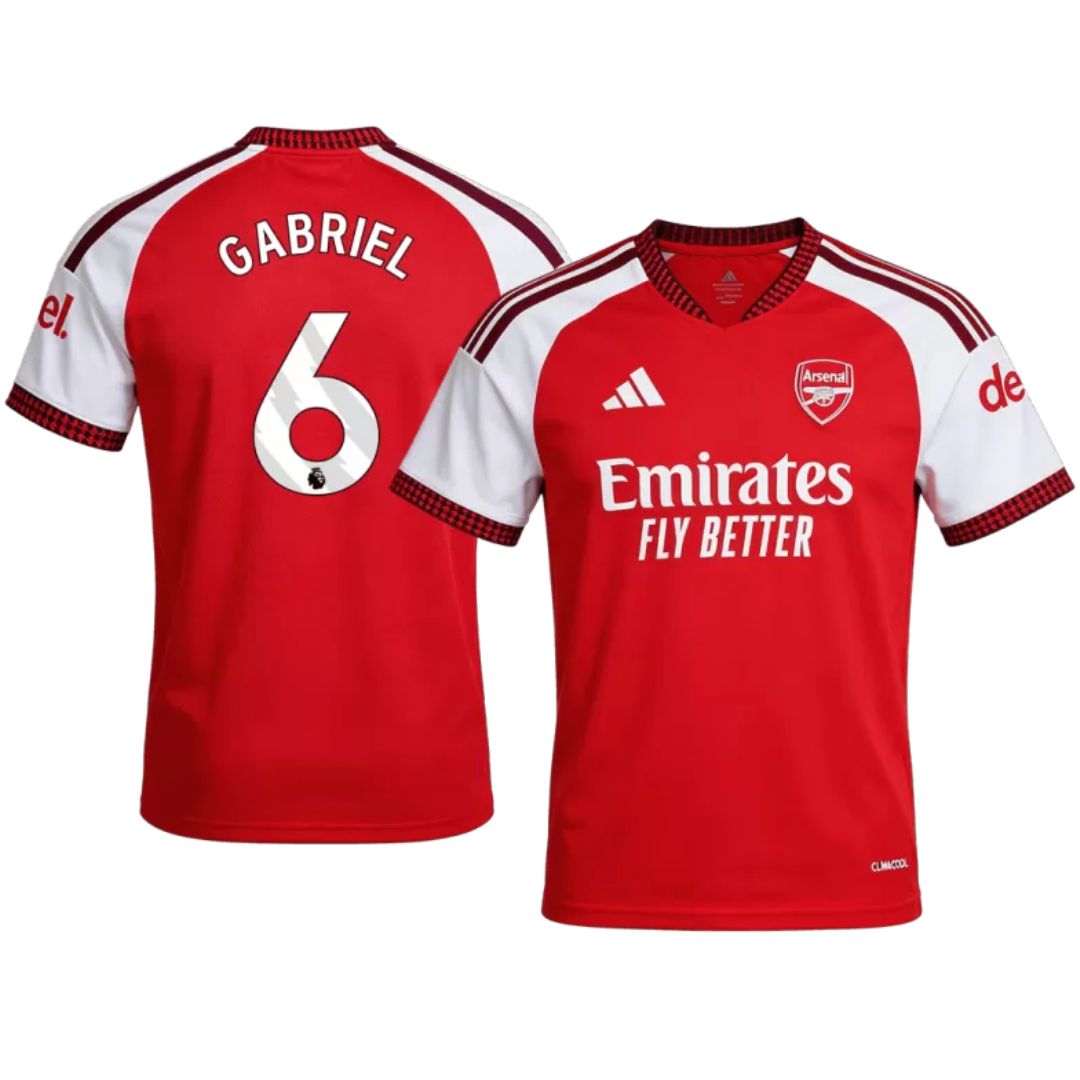 Arsenal Gunners 2026/27 Gabriel #6 Home Jersey Shirt