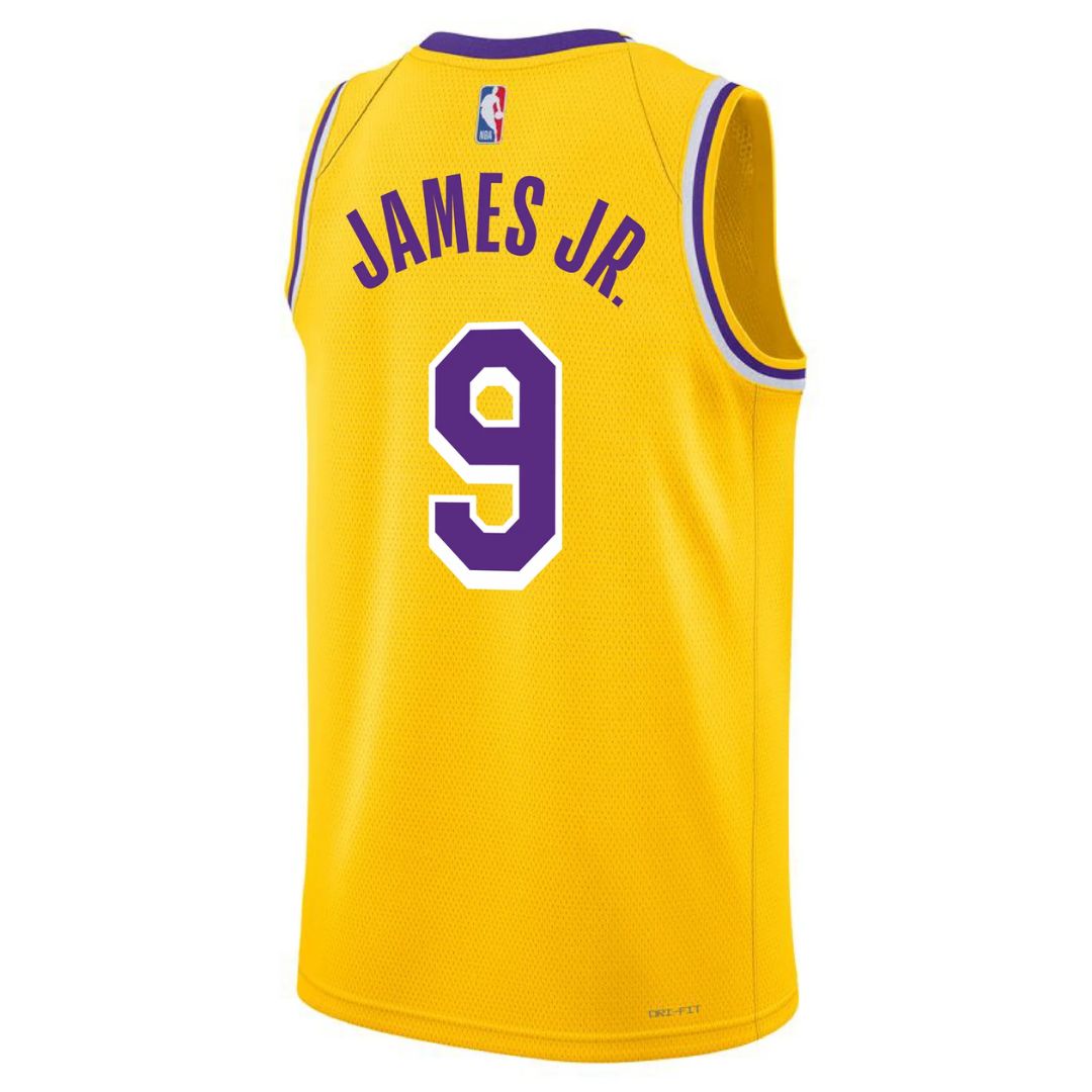Los Angeles Lakers 2024/25 James JR. #9 Home Jersey
