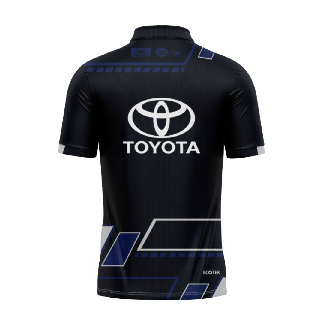 North Queensland Cowboys 2025 Black Training Polo Shirt