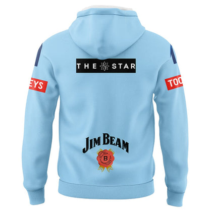 NSW Blues State Of Origin 2025 Home Hoodie with Zipper