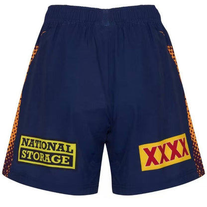 Brisbane Broncos 2026 Navy Blue Training Shorts